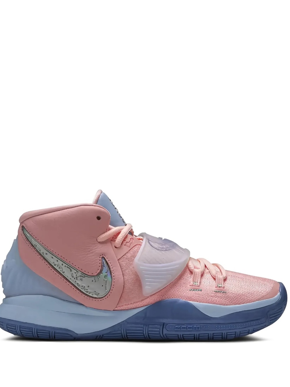 Nike Women's Kyrie 6 Concepts Khepri Pink and Light Blue Sneakers